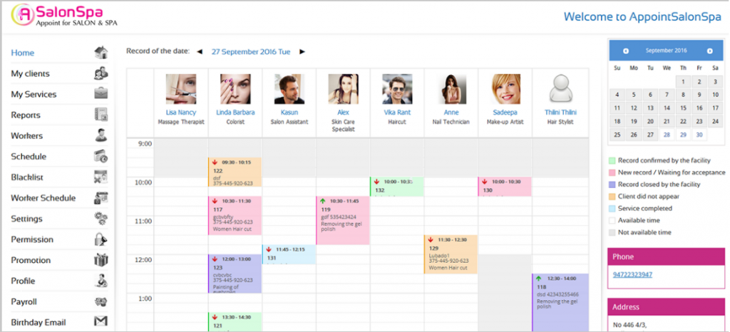 scheduler desk