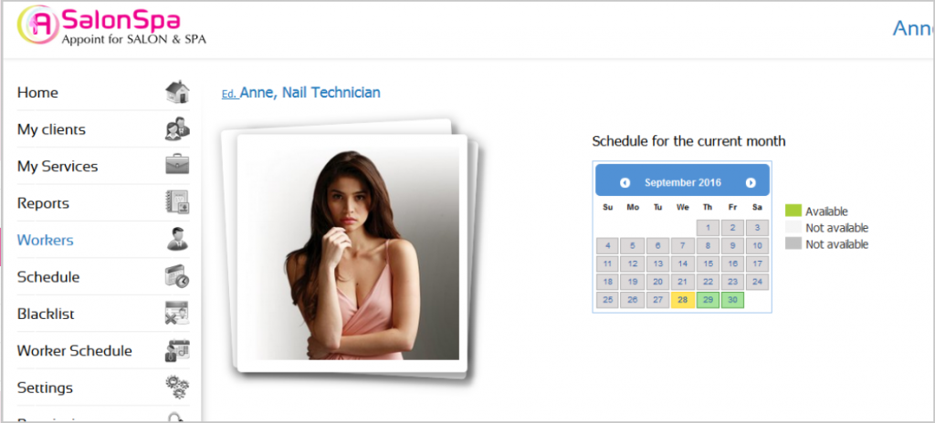 scheduler desk employee details