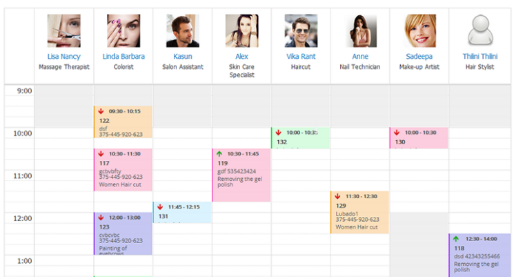 scheduler desk employees